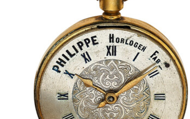 "Philippe Horloger Fab Palais Royal 66-67", Scarce Early Stem...