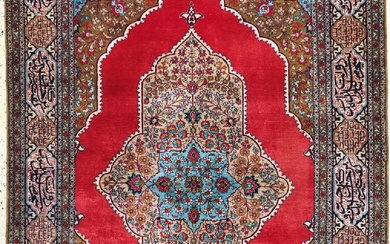 Qum silk old, Persia, around 1950, pure natural silk, approx....