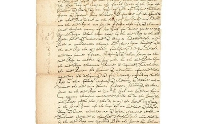 (RIP VAN DAM) NY Colonial Governor Legal Document
