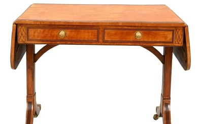 Regency Satinwood Sofa Table