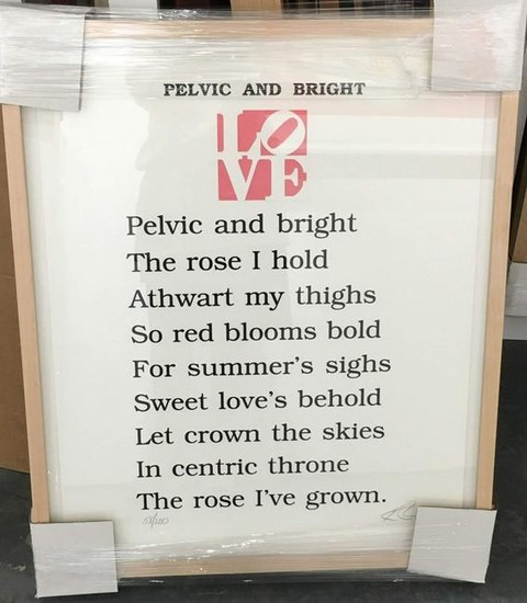 Robert Indiana Pelvic and Bright (from The Book of LOVE