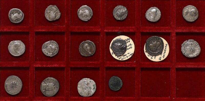 Roman Empire, collection of coins, incl. Hadrian, RIC 2199, Sabina, RIC 2576,...