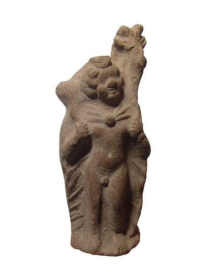 Romano-Egyptian terracotta figure of young Pan