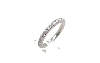 Round Brilliant Diamond 1.00 Tcw Eternity Wedding Band Ring 14kt White Gold
