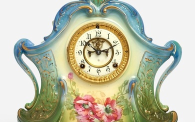 Royal Bonn & Ansonia "La Layon" Mantel Clock (ca. 1881)