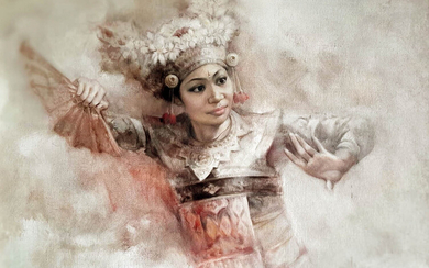 Rustamadji (Surabaya, E. Java, 1932 - 1990) Balinese Dancer