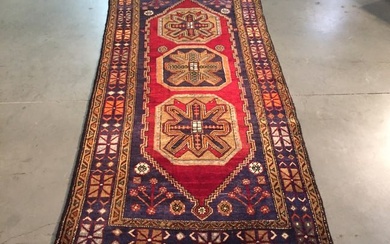 STUNNING AUTHENTIC PERSIAN RUG 4'.0" X8'.1"