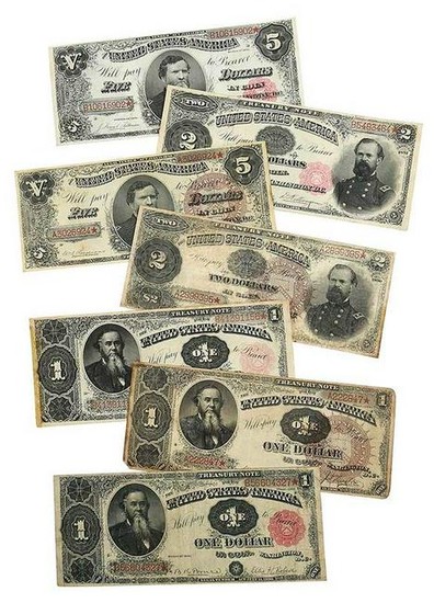 Seven U.S. Treasury Notes