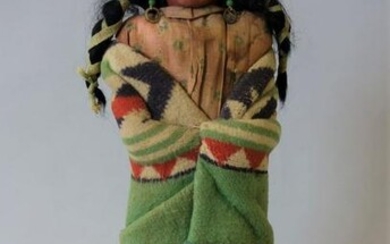Skookum Indian Doll with Papoose, Bully Good