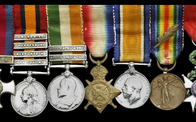 Sold by Order of a Direct Descendant The mounted D.S.O. group of seven miniature dress medals...
