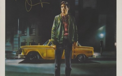 TAXI DRIVER (1976) POSTER, US, SIGNED BY MARTIN SCORSESE; ROBERT DE NIRO; HARVEY KEITEL AND PAUL SCHRADER