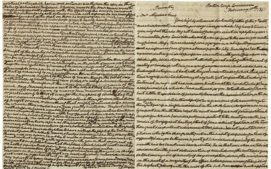 Taylor, Zachary. Autograph letter signed to Roger Jones, Baton Rouge, LA, 10 February 1841