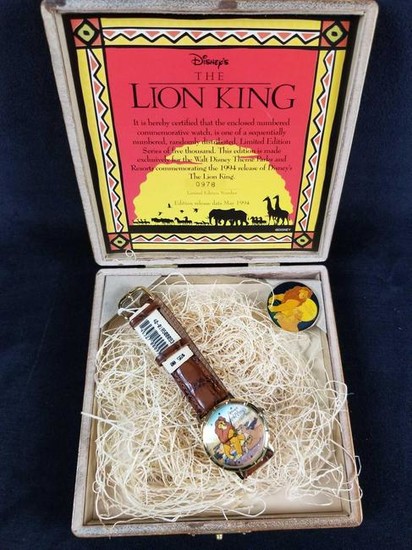 The Lion King Collectible Limited Edition Watch with