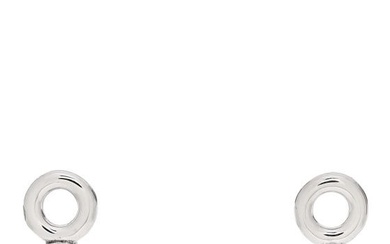 Tiffany Sterling Silver Key Earrings