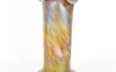Tiffany-Style Art Glass Vase