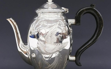 Tiffany & Co. ''Audubon'' Sterling Coffee Pot