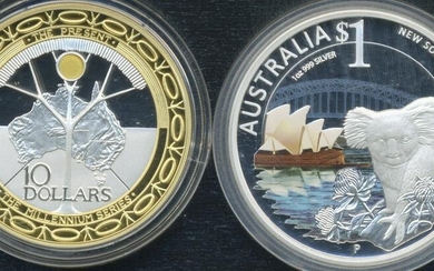Two .999 Silver Australian Coin Sets