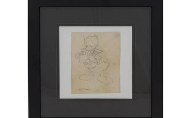 USA ILLUSTRATION GRAPHITE PAINTING BY CARL BARKS