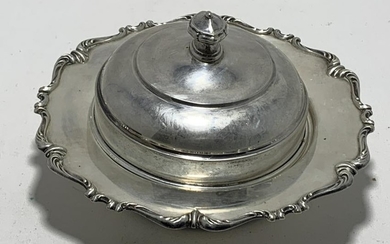 VINTAGE PERUANA STERLING SILVER BUTTER DISH