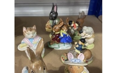 Various Royal Doulton Beatrix Potter and Royal Albert figure...