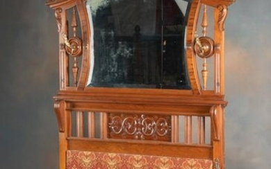 Very unusual American antique, Victorian walnut Lift