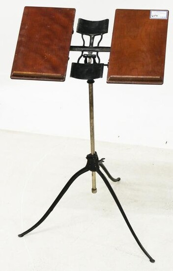 Victorian Cast Iron Adjustable Book Stand