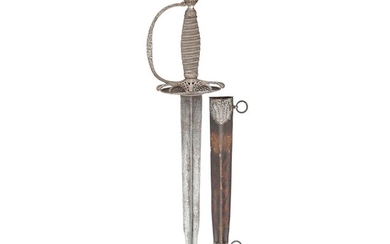 Ⓦ AN ENGLISH SILVER-HILTED SMALL-SWORD, LONDON, 1770, MARKED WF, PERHAPS FOR WILLIAM FEARN