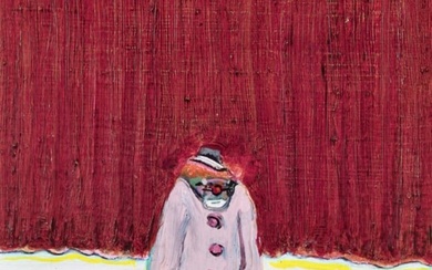 Wayne Thiebaud "Clown with Red Hair, 2015" Offset Lithograph