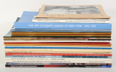 iGavel Auctions: Group of Art and Antique Gallery Catalogs from Kennedy Galleries, 1970s and 80s FR3SHLM