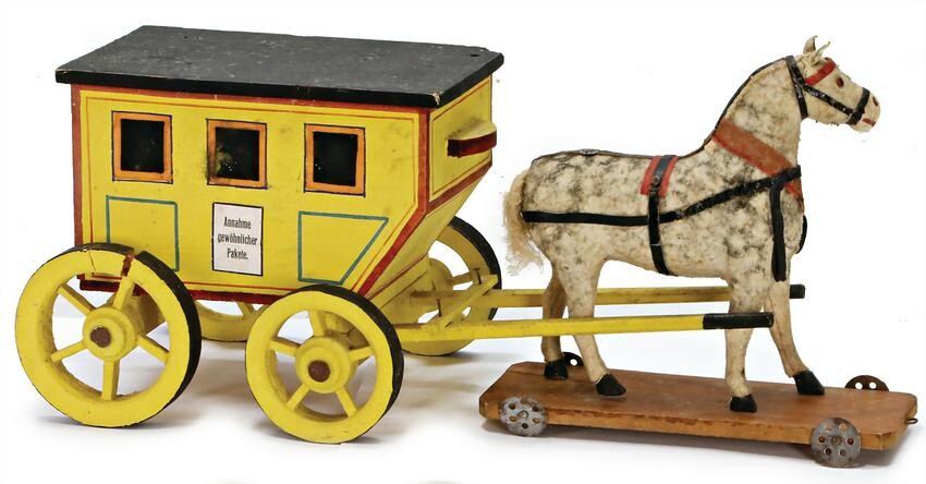 stagecoach, wood, colored , 30 cm, nice size as