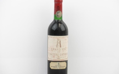 1 bottle of Grand Vin de Chateau Latour 1967...