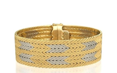 Mario Buccellati Oro Bi-Colored Gold Bracelet
