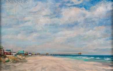 William Frahme (American, 1896-1985) Beach Scene
