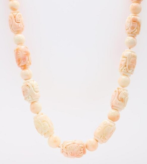 14KY Gold Coral Necklace