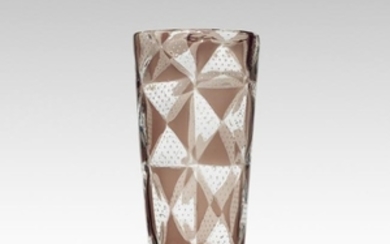 Ercole Barovier, Intarsio vase