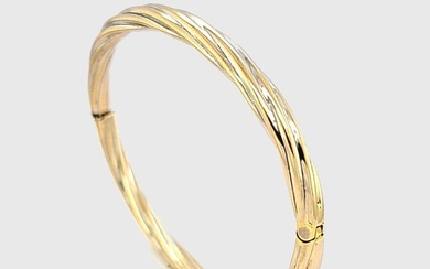 18 kt. Bicolour, White gold, Yellow gold - Set - This is a bicolor Slave Bracelet