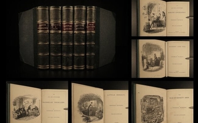 1867 Works of Charles DICKENS Dorrit Curiosity Shop