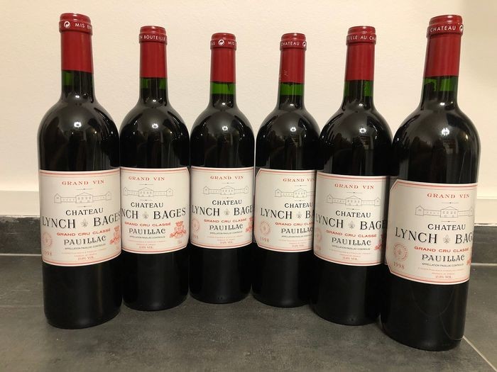 1998 Chateau Lynch Bages - Pauillac Grand Cru Classé - 6 Bottle (0.75L)
