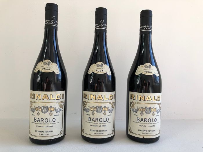 2004 Giuseppe Rinaldi 'Brunate-Le Coste', Barolo DOCG - Piedmont - 3 Bottles (0.75L)