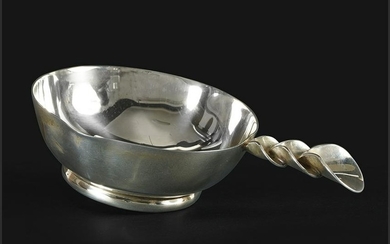 A Mexican Sterling Silver Sauce Boat.