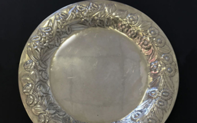 Salver (1) - .925 silver - Italy - Late 20th century
