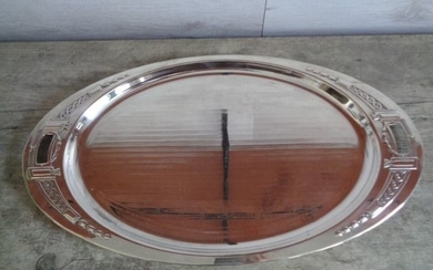 onbekend - tray (1) - Art Deco - silvered
