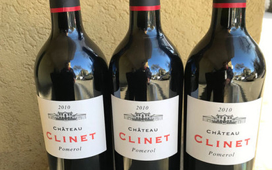 2010 Chateau Clinet - Pomerol - 3 Bottles (0.75L)