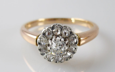 18 kt. Pink gold - Ring - 0.15 ct Diamond - Diamonds