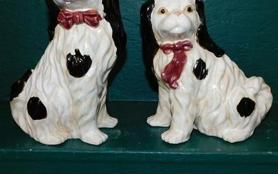 3 Porcelain Dog Figurines