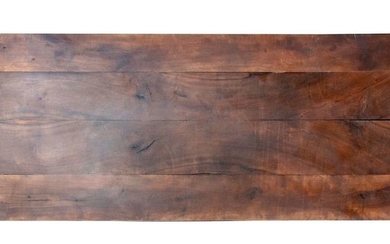 A wallnutwood table top. 18th century. Spain. Long…