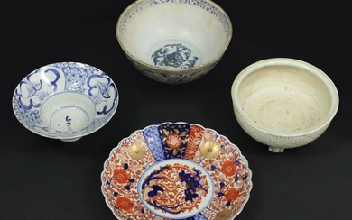 (4) Asian Ceramic Bowls and Dishes.