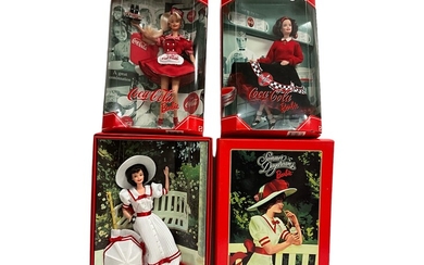 (4) Collector Edition Barbies