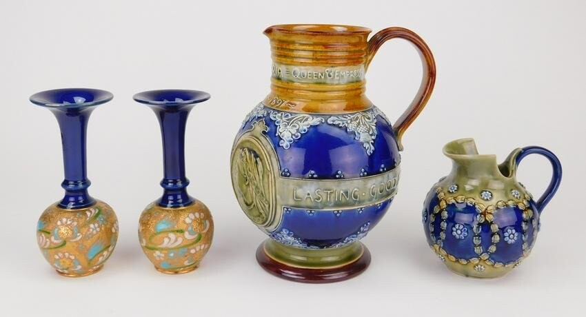4 Royal Doulton stoneware items