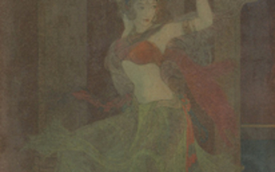 KSHITINDRANATH MAZUMDAR (1891-1975), Untitled (Urvashi, Dancing Girl)
